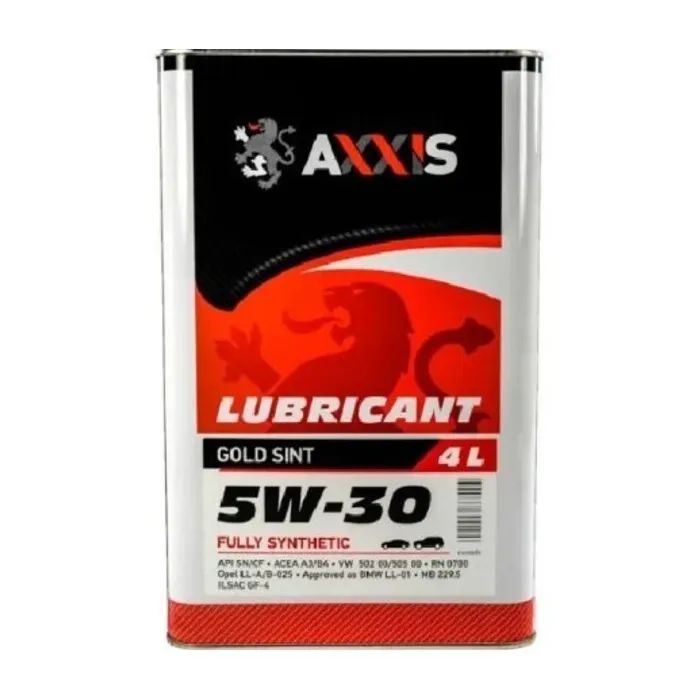 Моторное масло AXXIS 5W-30 Gold Sint 4л Фото