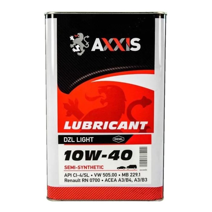 Моторное масло AXXIS 10W-40 DZL Light 5л Фото