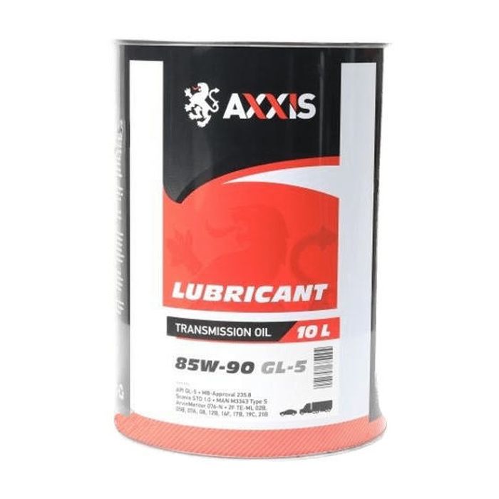 Трансмиссионное масло AXXIS 85w-90 10л Фото