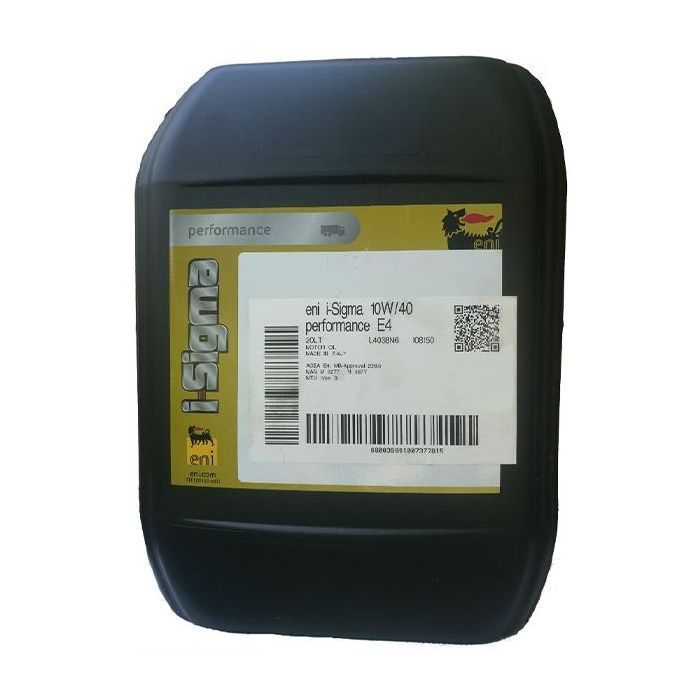 Моторное масло Eni i-Sigma perfomance E4 10w-40 20л Фото
