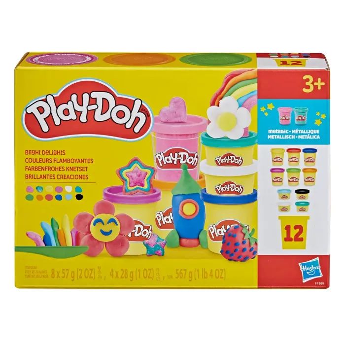 Пластилин Hasbro Play-Doh 12 баночок Фото