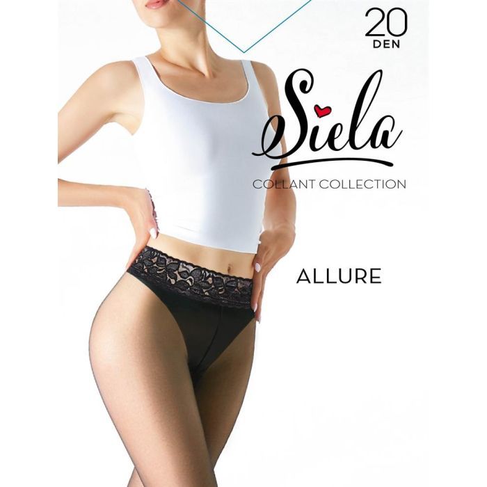 Колготы Siela Collant Allure 20 Den Caramel - 2 Фото