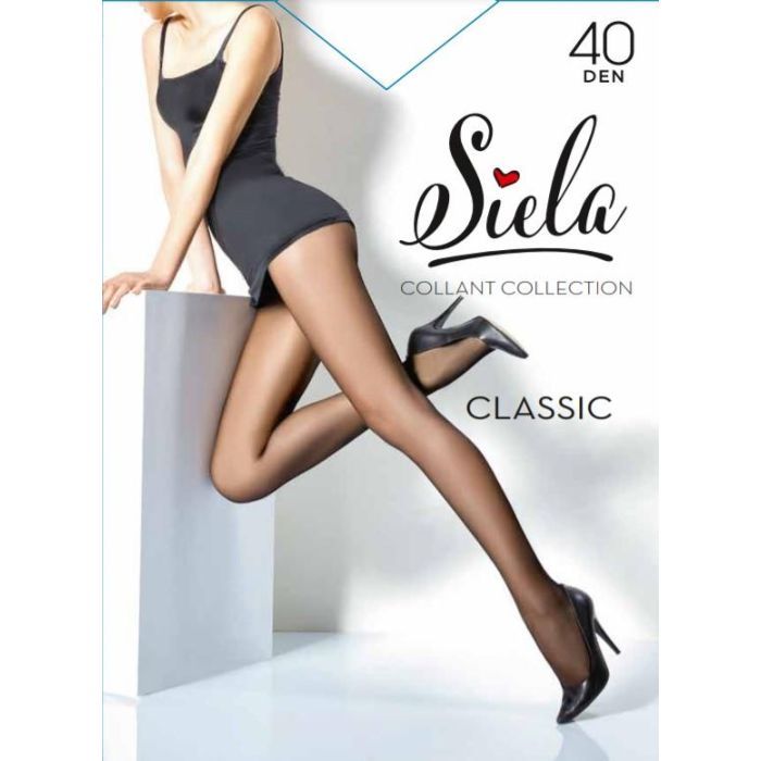Колготы Siela Collant Classic 40 Den Nero - 3 Фото