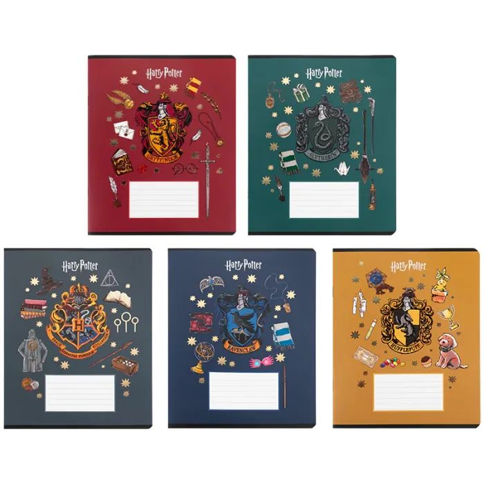 Тетрадь Kite Harry Potter, 12 аркушів, клітинка Фото