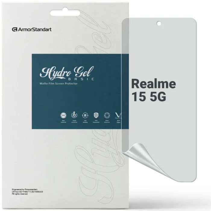 Пленка защитная Armorstandart hydrogel Matte Realme 15 5G Фото