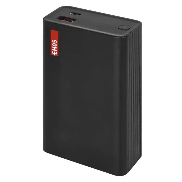 Батарея универсальная EMOS 20000mAh NTBF20, 65W, Pass-through, black Фото