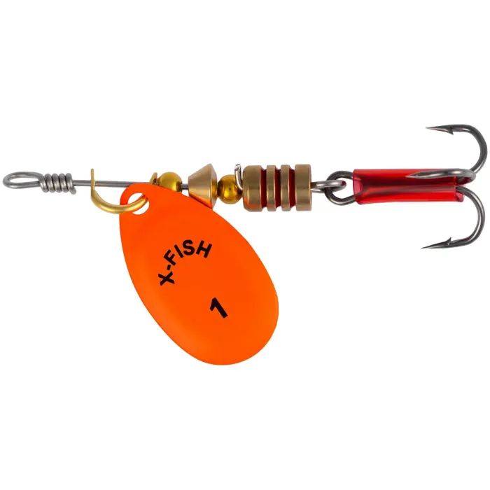 Блесна X-Fish Stark 2.5g 1 Nikel UV orange Фото