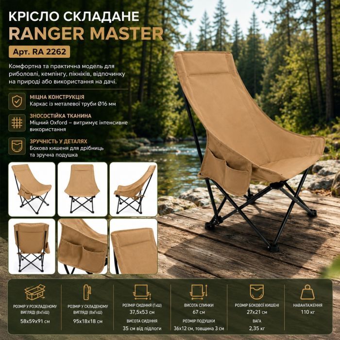 Кресло складное Ranger Master Фото 11