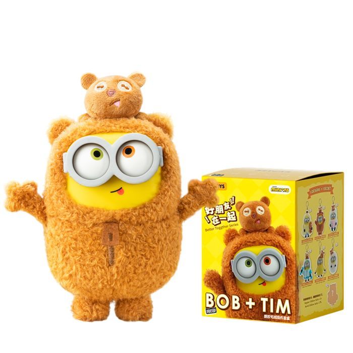 Мягкая игрушка Pop Top сюрприз 52Toys Bob & Tim Посіпаки Фото